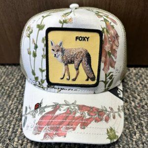 Goorin Trucker Snapback Hat Cap Digitalis Purpurea Foxy Fox Castra Botanica